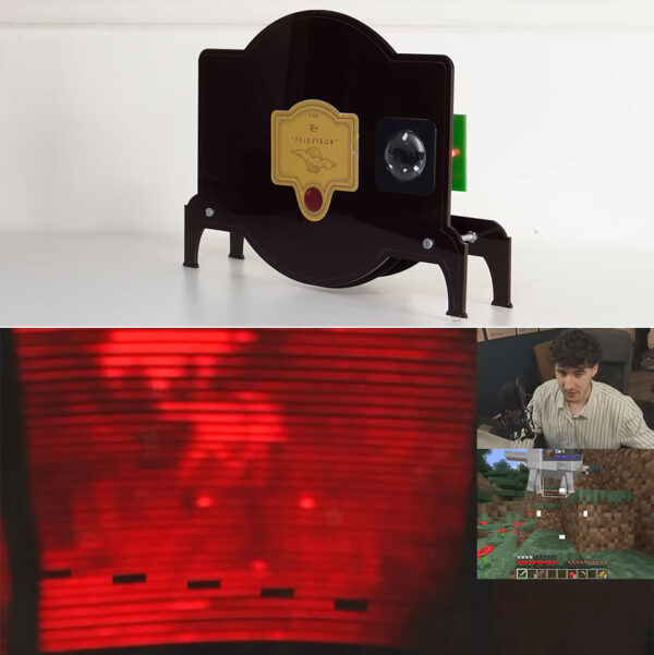 Minecraft on a 1925 Spinning Disk is an Interesting Experience