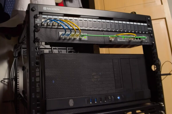 Computer Enthusiast Builds a Mini Data Center That Fits in His Closet