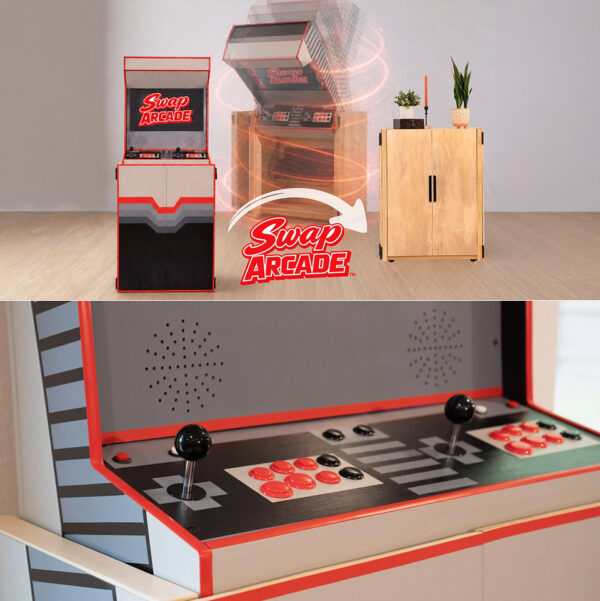 Swap Arcade Folds Full Arcade Action Into Everyday Furniture