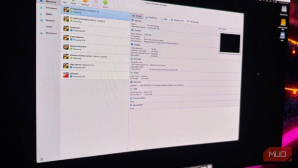 I’m obsessed with virtual machines, and my smart home and photo backup proves why